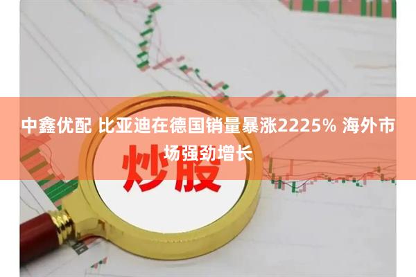中鑫优配 比亚迪在德国销量暴涨2225% 海外市场强劲增长